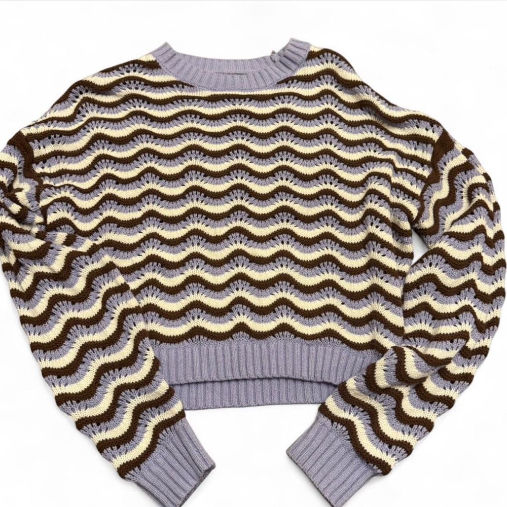 Hollister Zigzag Knit Sweater
